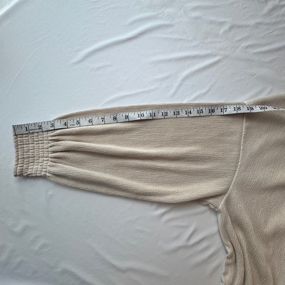 Zara Beige Knit stretchy Sweater small - Picture 8 of 13